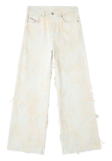 White 1996 D-Sire ripped detailing jeans Diesel - women