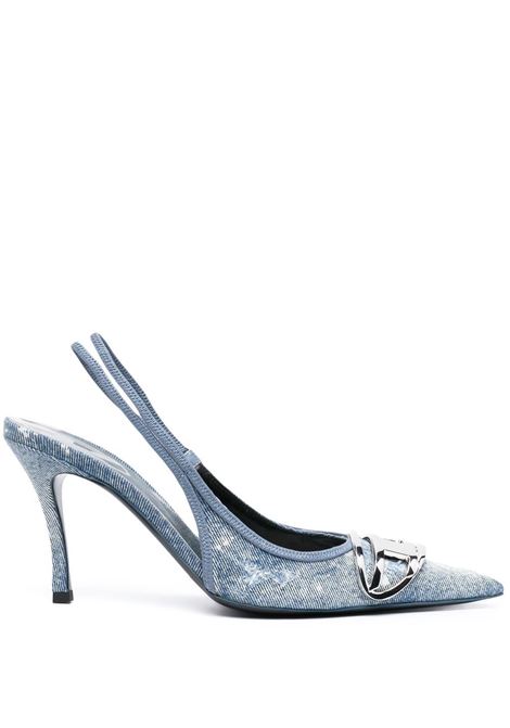 Decollete D-Venus 100mm in blu - DIESEL donna