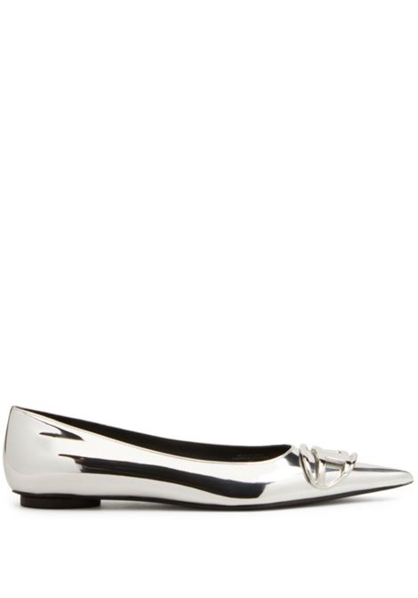 Ballerine D-venus in argento Diesel - donna