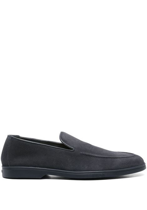 Blue suede loafers Doucal's - men DOUCAL'S | Loafers | DU3413NWMAUY009BB15