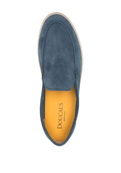 Espadrillas in pelle scamosciata in blu Doucal's - uomo DOUCAL'S | DU3428MALNUY009AB15