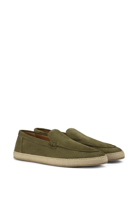 Espadrilles in pelle in verde Doucal's - uomo DOUCAL'S | DU3428MALNUY009AV00