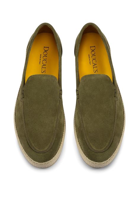 Espadrilles in pelle in verde Doucal's - uomo DOUCAL'S | DU3428MALNUY009AV00