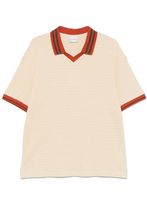 Polo Le Ajouré in beige Drôle de monsieur - uomo DRÔLE DE MONSIEUR | Polo | GPL143CO193LBG