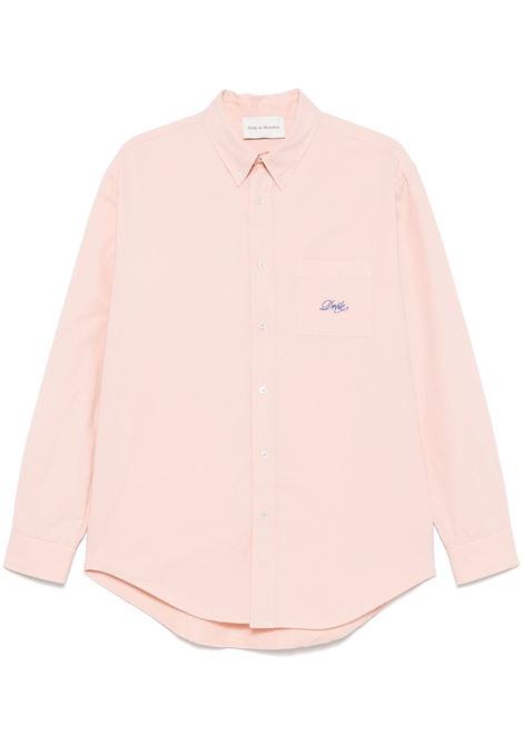 Camicia La Chemise Lavée in rosa Drôle De Monsieur - uomo DRÔLE DE MONSIEUR | Camicie | GSH195CO178LPI