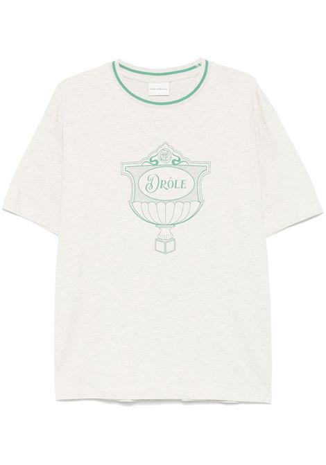 Heather grey Le T-shirt Drôle Cup DRÔLE DE MONSIEUR - men DRÔLE DE MONSIEUR | T-shirt | GTS234CO165GY