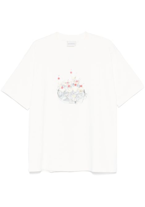 White Le Cocktails T-shirt DRÔLE DE MONSIEUR - men DRÔLE DE MONSIEUR | T-shirt | GTS237CO002OW