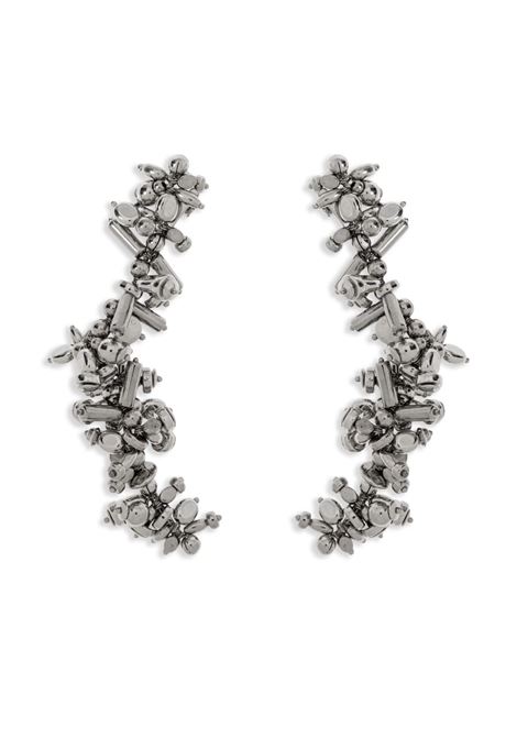 Silver bead-embellishment earrings Dries Van Noten - women DRIES VAN NOTEN | Earrings | 251018233082952