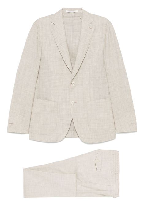 Light beige mélange-effect suit Eleventy - men ELEVENTY | Suits | K75ABUC10TES0I04502N