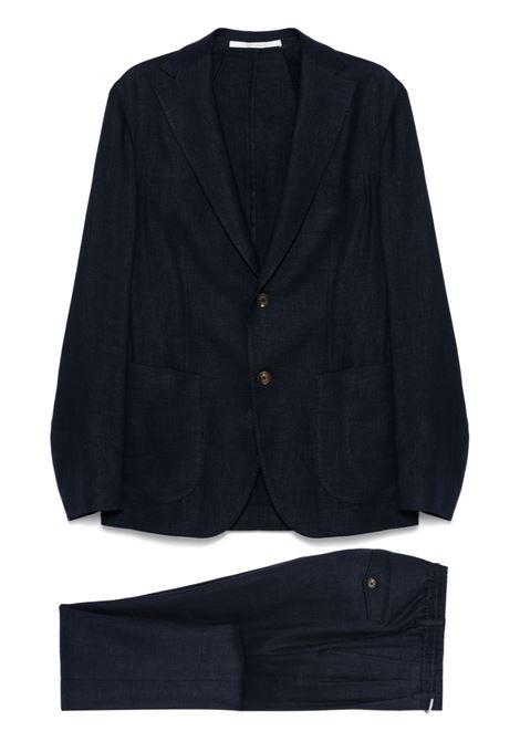 Navy blue single-breasted suit Eleventy - men