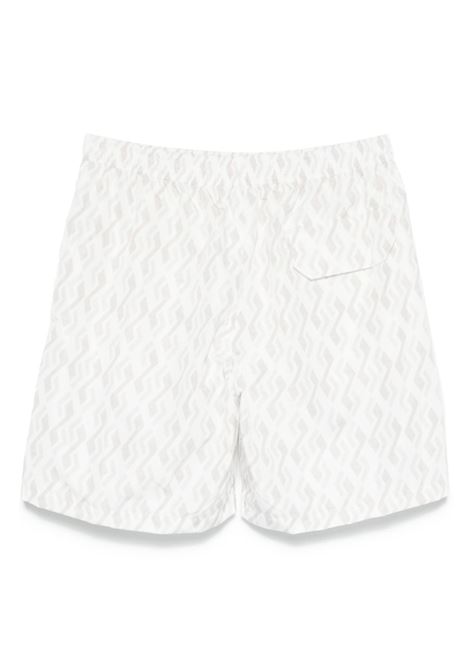 White graphic-print swim shorts Eleventy - men ELEVENTY | K75BEAK03NYL0K00902