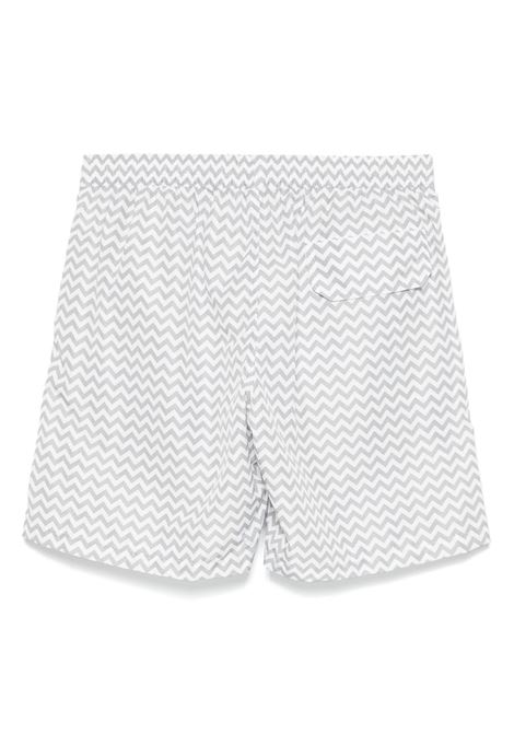 Grey chevron-print swim shorts Eleventy - men ELEVENTY | K75BEAK03NYL0K01106