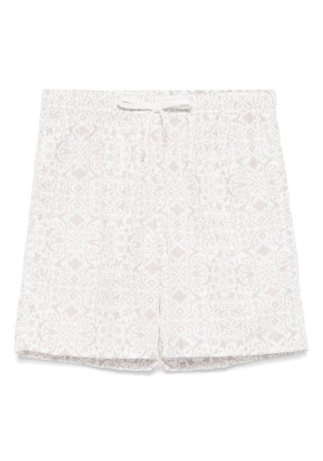 Beige floral-print swim shorts Eleventy - men ELEVENTY | K75BEAK03NYL0K01702