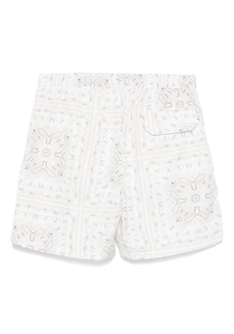 White bandana-print swim shorts Eleventy - men ELEVENTY | K75BEAK03NYL0K02000