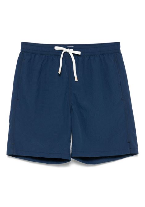 Blue seersucker swim shorts Eleventy - men ELEVENTY | K75BEAK03NYL0K02111