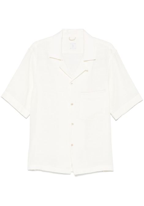 White camp-collar shirt Eleventy - men