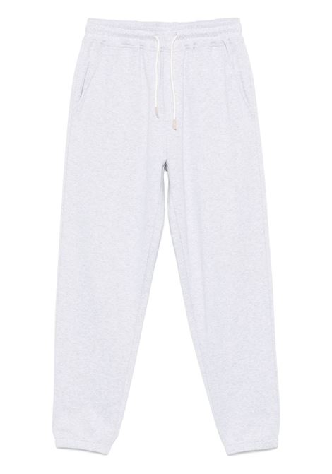 Light grey tapered track trousers Eleventy - men