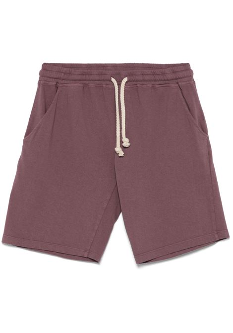 Dark purple track shorts Eleventy - men