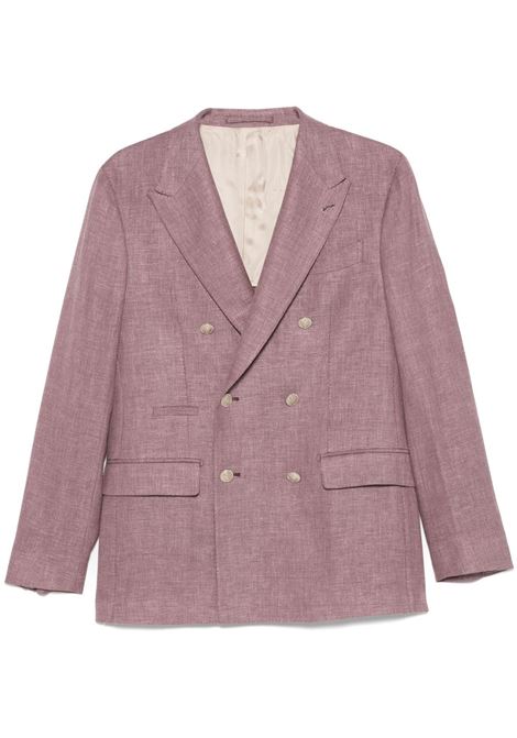 Blazer doppiopetto in malva Eleventy - uomo