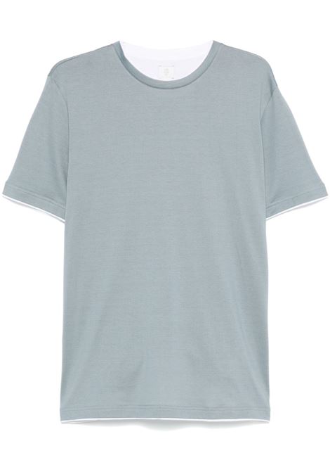 Blue crew neck T-shirt Eleventy - men