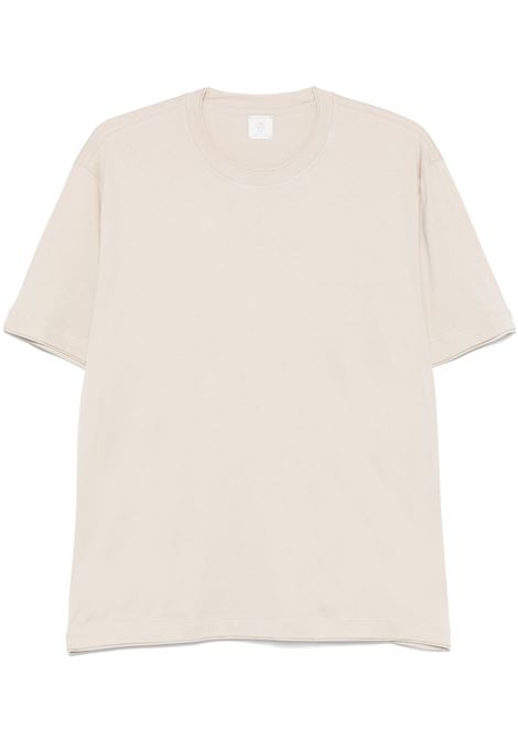 T-shirt girocollo in beige eleventy - donna