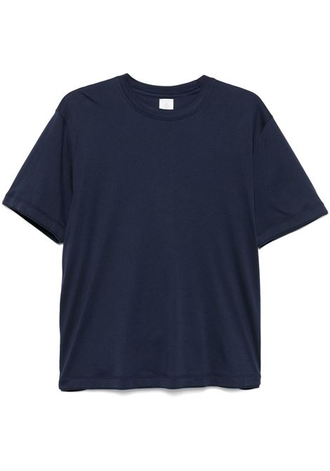 T-shirt a strati in blu Eleventy - uomo