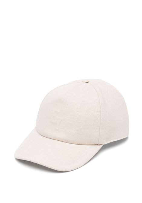 Beige logo-embossed cap Eleventy - men ELEVENTY | Hats | K77CPLK02TES0K03102