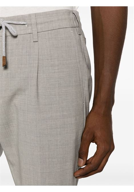 Pantaloni affusolati con coulisse in grigio Eleventy - uomo ELEVENTY | X75PANB21TES0A05306