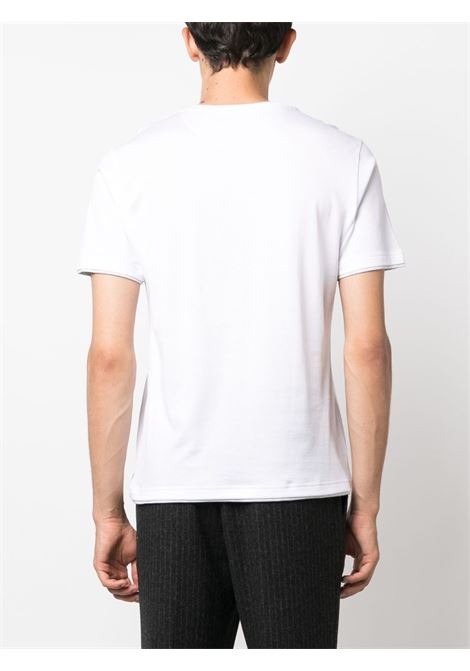 T-shirt girocollo in bianco Eleventy - uomo ELEVENTY | X75TSHH04TES0H0770113