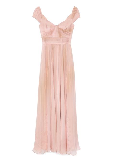 Pink pleated gown Elie Saab - women ELIE SAAB | Dresses | D0464PR25SI001GRADIENTPRINT