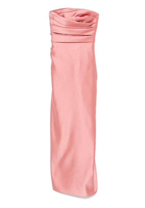 Powder pink floral-appliqué gown Elie Saab - women ELIE SAAB | Dresses | D0552NR25DU001GARDENLILLY