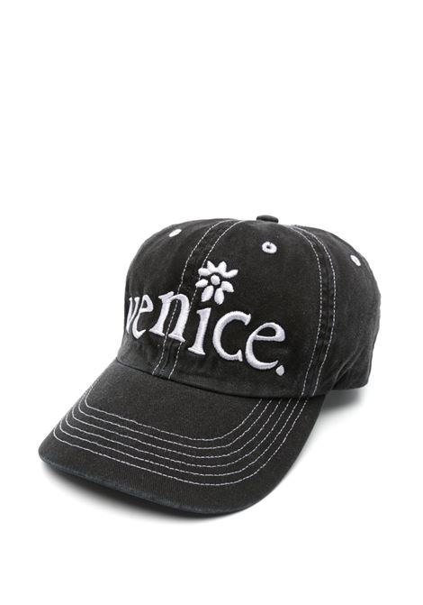 Black Venice baseball cap Erl - unisex