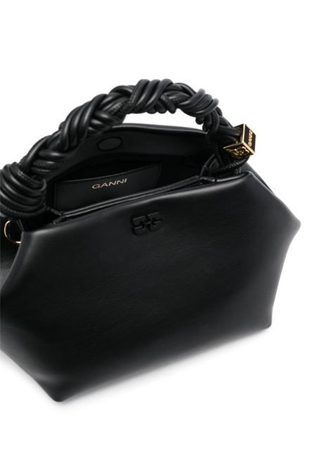 Borsa a mano Bou con manico intrecciato in nero - GANNI  donna GANNI | A5241099