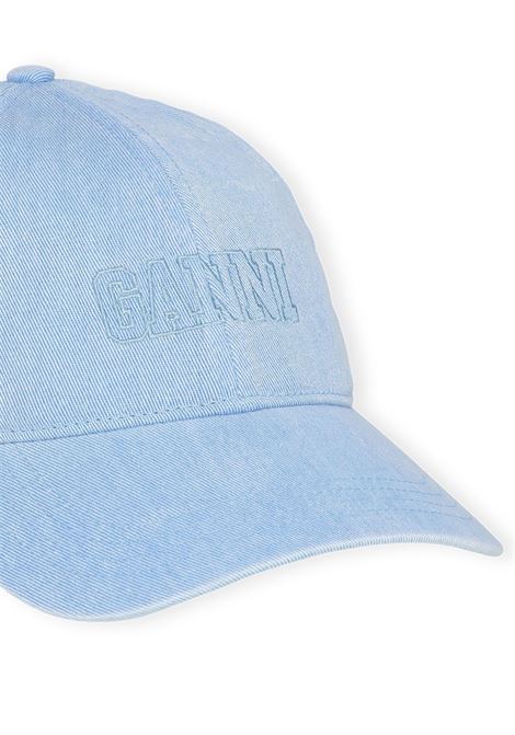 Cappello da baseball in azzurro Ganni - unisex GANNI | A5760646