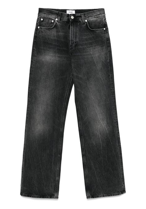 Black distressed Korea jeans Haikure - women