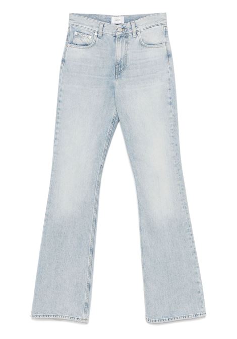 Light blue flora jeans Haikure - women