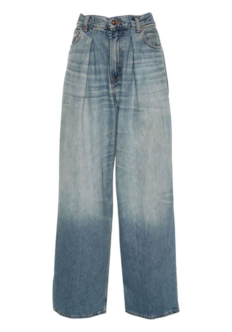 Blue Candy high-rise wide-leg jeans Haikure - women