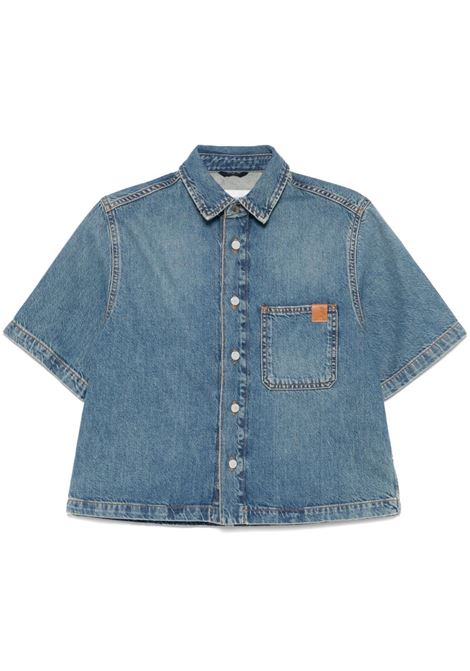 Blue Olive denim shirt Haikure - women