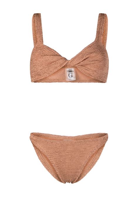 Bikini due pezzi juno in marrone Hunza G - donna HUNZA G | Costumi | BJUNOCRMTLLCCC