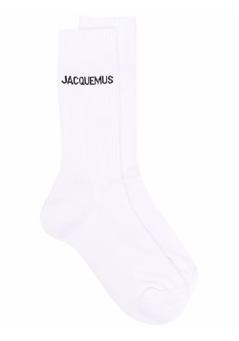 Calzini Les chaussettes Jacquemus con logo in bianco Jacquemus - donna JACQUEMUS | 213AC0035000100