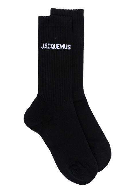 Calzini Les chaussettes Jacquemus con logo in nero Jacquemus - donna JACQUEMUS | 213AC0035000990