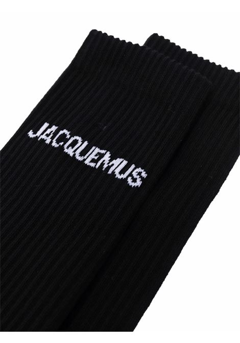 Calzini Les chaussettes Jacquemus con logo in nero Jacquemus - donna JACQUEMUS | 213AC0035000990