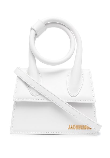 Borsa le chiquito noeud in bianco Jacquemus  - JACQUEMUS donna JACQUEMUS | 213BA0053000100