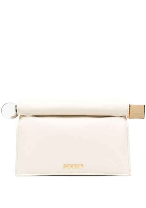 Borse clutch la pochette rond carre in beige - JACQUEMUS donna JACQUEMUS | 233BA3563171115