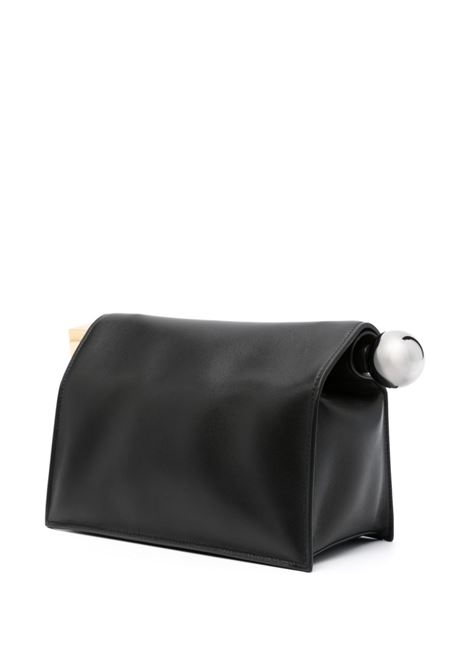 Borsa clutch la pochette rond carre in nero - JACQUEMUS donna JACQUEMUS | 233BA3563171990