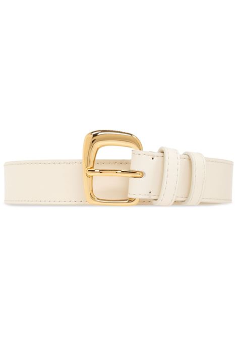 Beige gold-tone buckle belt Jacquemus - unisex