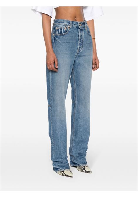 Blue le de nimes droit jeans  - JACQUEMUS women JACQUEMUS | 241DE034151333C