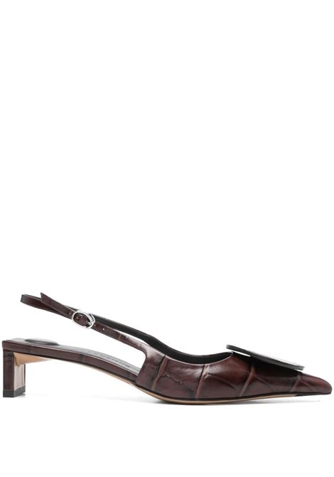 Brown 40mm Les Slingbacks Duelo pumps Jacquemus - women