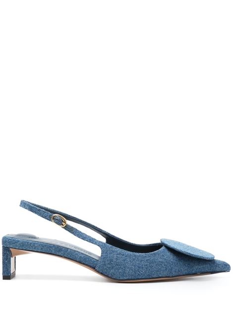 Denim blue les slingbacks duelo haut mules - JACQUEMUS  women JACQUEMUS | 241FO0763176330