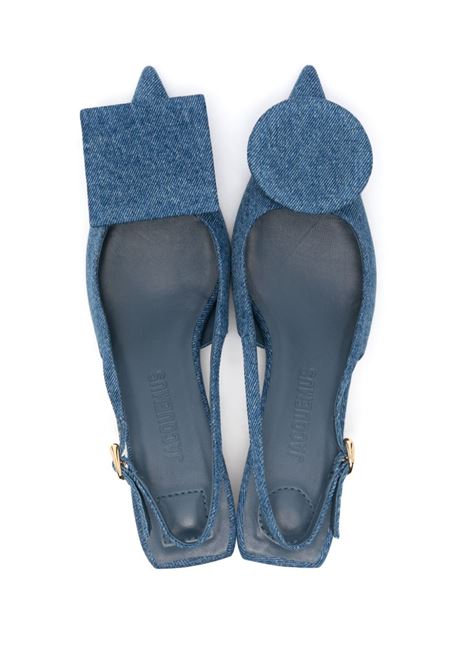 Denim blue les slingbacks duelo haut mules - JACQUEMUS  women JACQUEMUS | 241FO0763176330